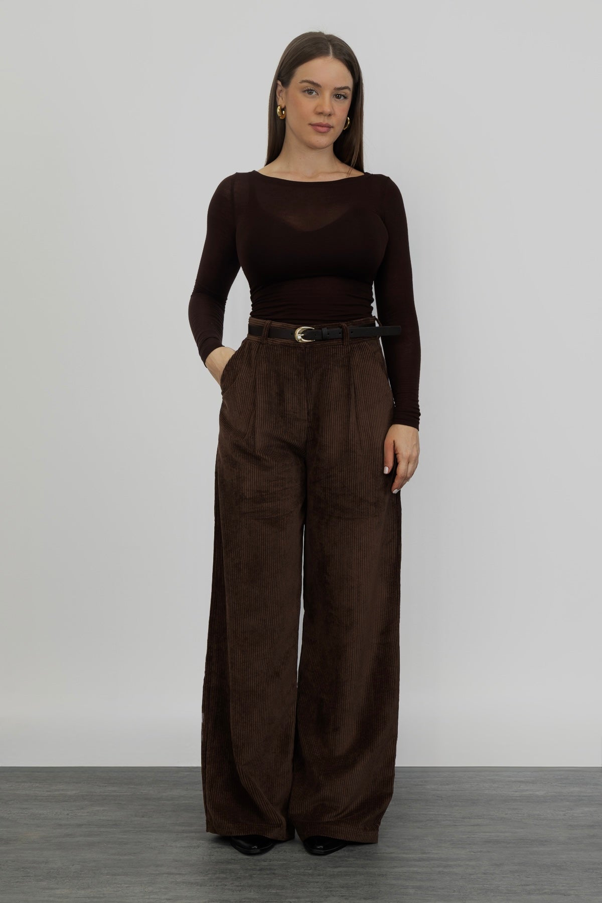 Kahverengi Transparan Body