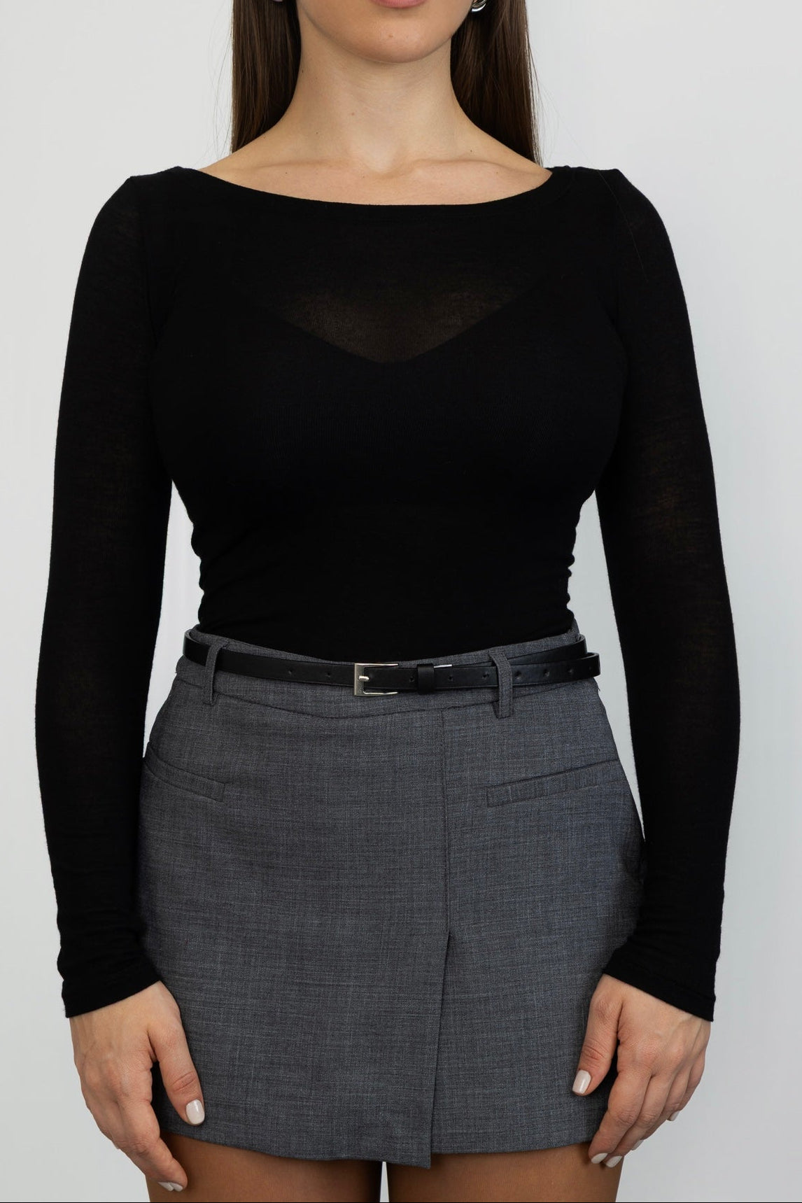 Siyah Transparan Body