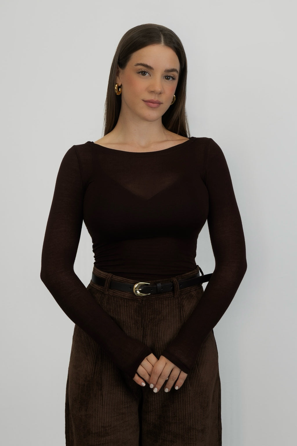 Kahverengi Transparan Body