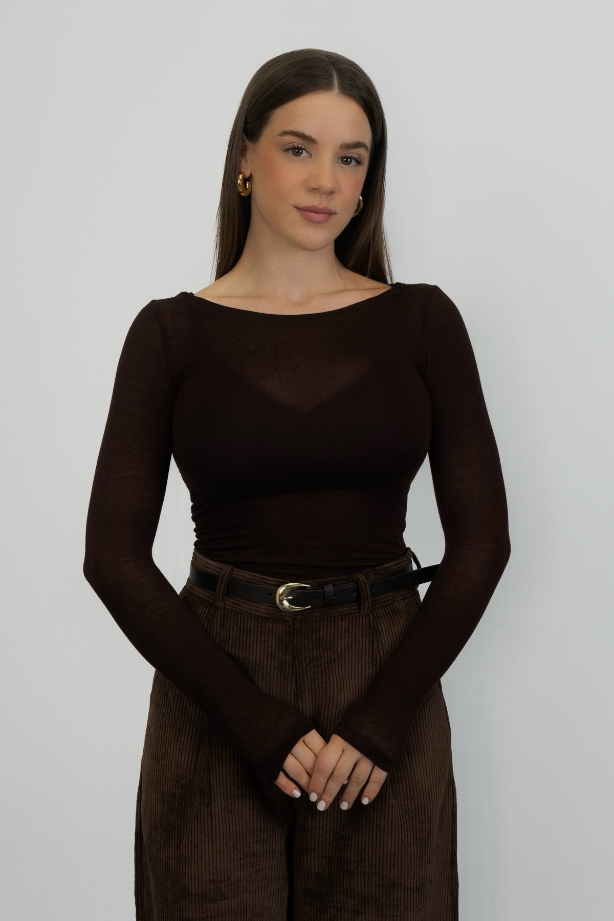 Kahverengi Transparan Body